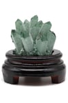 Green Kuvars Doğal Taş Standlı Parça - DT-2915