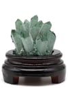Green Kuvars Doğal Taş Standlı Parça - DT-2915