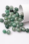 Green Kuvars Doğal Taş Tamburlanmış Parça - Tımbıl