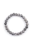 Gri Jasper Doğal Taş 8 mm Küre Kesim Bileklik