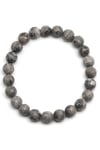 Gri Jasper Doğal Taş Bileklik 8 mm Fasetli Küre Kesim - BLK-2254