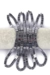Gümüş Gri Renk Hematit Doğal Taş Dizi 7 x 1 mm W Kesim