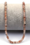Güneş Taşı Doğal Taş Dizi 2 x 4 mm Rondel Kesim - DZ-1599