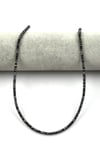 Hematit Dizi 2 x 4 mm Fasetli Rondel Kesim