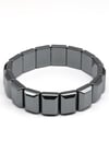 Hematit Doğal Taş Bileklik 12 x 17 mm Özel Kesim