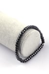 Hematit Doğal Taş Bileklik 3 x 6 mm Rondel Kesim
