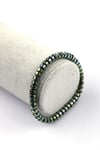 Hematit Doğal Taş Bileklik 3 x 6 mm Rondel Kesim