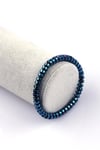 Hematit Doğal Taş Bileklik 3 x 6 mm Rondel Kesim