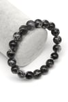 Herkimer Kuvars Doğal Taş Bileklik 10 mm Küre Kesim