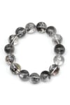 Herkimer Kuvars Doğal Taş Bileklik 14 mm Küre Kesim