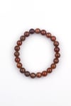 Hessonite Garnet Doğal Taş 8 mm Küre Kesim Bileklik