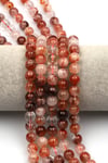 Himalaya Kuvars Doğal Taş Dizi 8 mm Küre Kesim - DZ-0993