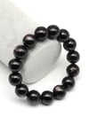Hypersthene Doğal Taş Bileklik 14 mm Küre Kesim - BLK-2129