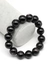 Hypersthene Doğal Taş Bileklik 15 mm Küre Kesim - BLK-2135