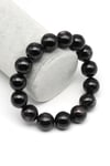 Hypersthene Doğal Taş Bileklik 15 mm Küre Kesim - BLK-2135