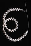İnci Doğal Taş Dizi 4 x 6 mm Özel Kesim - DZ-0905