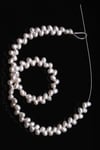 İnci Doğal Taş Dizi 4 x 6 mm Özel Kesim - DZ-0905