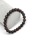 Iron Tiger Eye Doğal Taş Bileklik 8 mm Küre  Kesim