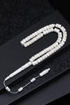 İşlemeli Kemik Tesbih 7 x 10 mm Silindir Kesim