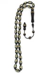 İşlemeli Kuka Tesbih 7 x 12 mm Arpa Kesim