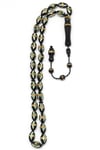 İşlemeli Kuka Tesbih 7 x 12 mm Arpa Kesim
