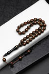 İşlemeli Kuka Tesbih 7 x 8 mm Küre Kesim - T-1679