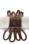 Kahverengi Hematit Doğal Taş Dizi 7 x 1 mm W Kesim