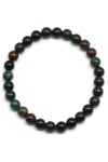 Kan Taşı Doğal Taş Bileklik 6 mm Küre Kesim - BLK-2304