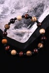 Kaplan Gözü - Oniks - Picture Jasper Doğal Taş Tasarım Bileklik