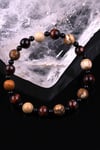 Kaplan Gözü - Oniks - Picture Jasper Doğal Taş Tasarım Bileklik