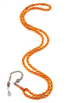 Kehribar 99'lu Tesbih 5 x 7 mm Arpa Kesim