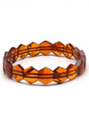 Kehribar Bileklik  11 x 13 mm Özel Kesim