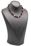 Kehribar-Çakra Doğal Taş Bebek/Çocuk Kolyesi-33 cm