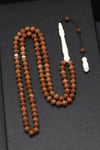 Kemik-Kuka Ağacı 99'lu Tesbih 6 x 7 mm İstanbul Kesim - T-1741
