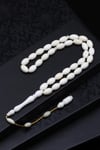 Kemik Tesbih 7 x 11 mm Badem Kesim