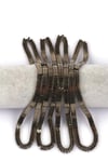 Koyu Gold Hematit Doğal Taş Dizi 7 x 1 mm W Kesim