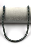 Koyu Yeşil Hematit Dizi 2 x 6 mm Rondel Kesim