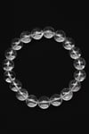 Kristal Kuvars Doğal Taş Bileklik 10 mm Küre Kesim - BLK-2326