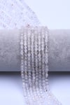 Kristal Kuvars Doğal Taş Dizi 4 mm Fasetli Küre Kesim - DZ-1545