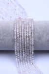Kristal Kuvars Doğal Taş Dizi 4 mm Fasetli Küre Kesim - DZ-1545