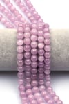 Kunzit Doğal Taş Dizi 8 mm Küre Kesim - DZ-1454