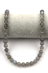 Labradorit ( A Kalite ) Doğal Taş Dizi 10 mm Küre Kesim