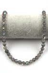 Labradorit ( A Kalite ) Doğal Taş Dizi 8 mm Küre Kesim