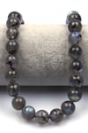 Labradorit (AA Kalite) Doğal Taş Dizi 12 mm Küre Kesim - DZ-1469