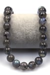 Labradorit (AA Kalite) Doğal Taş Dizi 12 mm Küre Kesim - DZ-1469