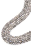 Labradorit ( AA Kalite ) Doğal Taş Dizi 8 mm Küre Kesim