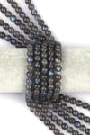 Labradorit ( AA Kalite ) Doğal Taş Dizi 8 mm Küre Kesim