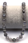 Labradorit (AA Kalite) Doğal Taş Dizi 8 mm Küre Kesim - DZ-1450