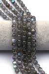 Labradorit (AA Kalite) Doğal Taş Dizi 8 mm Küre Kesim - DZ-1450
