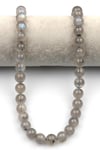 Labradorit (AA Kalite) Doğaltaş Dizi 10 mm Küre Kesim
